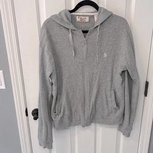 Penguin Men’s/Unisex Light Cotton Zip-up Hoodie Size L